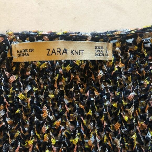Zara Knit Crochet Sweater  - Picture 3 of 3